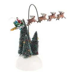 Department 56 Original Snow Village<Animated Flaming Sleigh