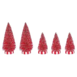 Department 56 Village Accessories<Candy Base Trees St/5