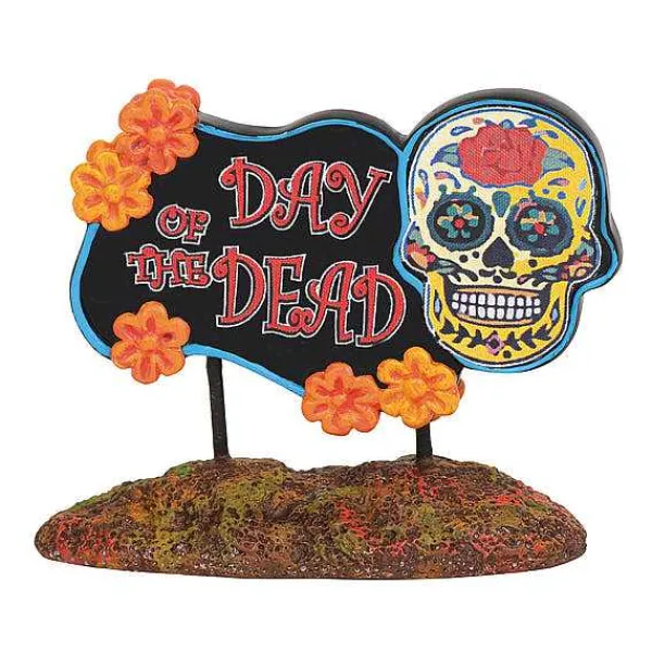 Department 56 Village Halloween Accessories<Day Of The Dead Sign