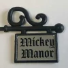 Department 56 Replacement Parts<Mickey Manor Sign