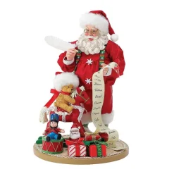 Department 56 New Santas<The Man With All The Toys Le