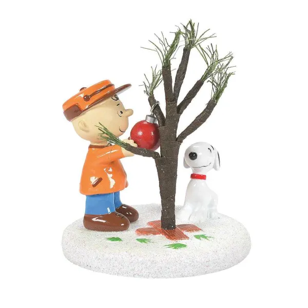 Department 56 Peanuts Village<The Perfect Tree