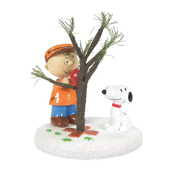 Department 56 Peanuts Village<The Perfect Tree