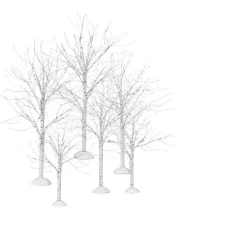 Department 56 Village Accessories<Winter Birch