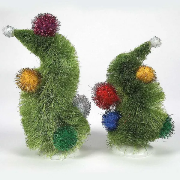 Department 56 Grinch Villages<Wonky Trees, Set Of 2